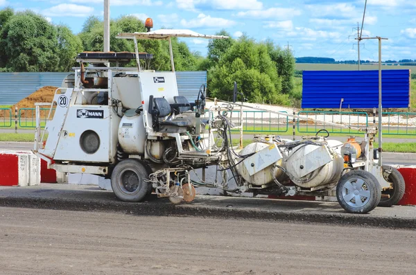 Hofmann road marking machine — Stock Image Hofmann road marking machine Stock Image