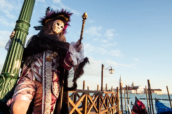 Masks from the famous carnival in venice. — Zdjęcie stockowe