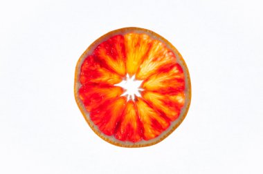 Sağlıklı taze meyve dilimlenmiş. Yüzük Orange