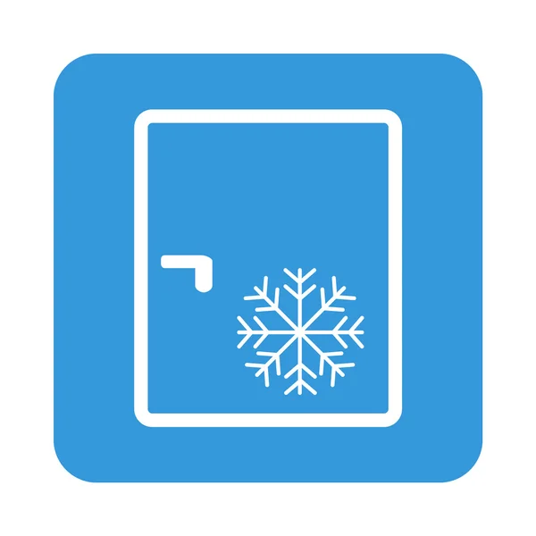 Refrigerator flat icon — Stock Vector