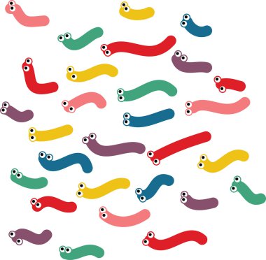 Çizgi film solucan veya hata bildirimi.