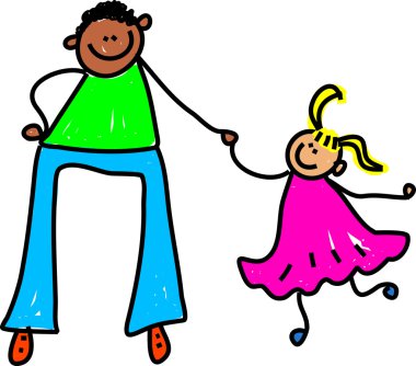 Baba ve küçük kız