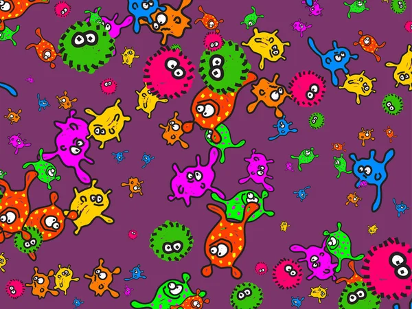 Bakterier tapeter — Stock vektor