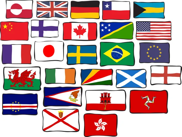 Tous Les Drapeaux Du Monde Icônesillustration Illustration - Getty Images