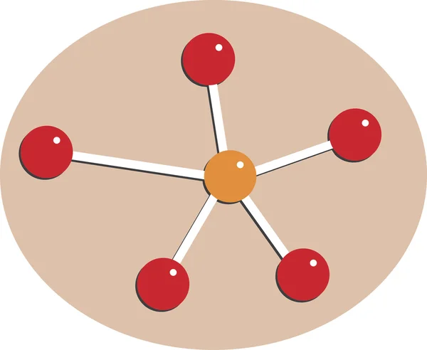 分子の図 — ストックベクタ