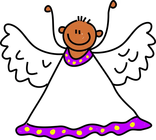 Ангельский мультфильм — стоковый вектор