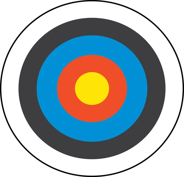 Archery target icon — Stock Vector