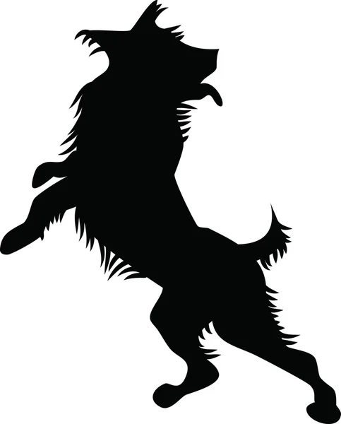 Профиль собаки — стоковый вектор