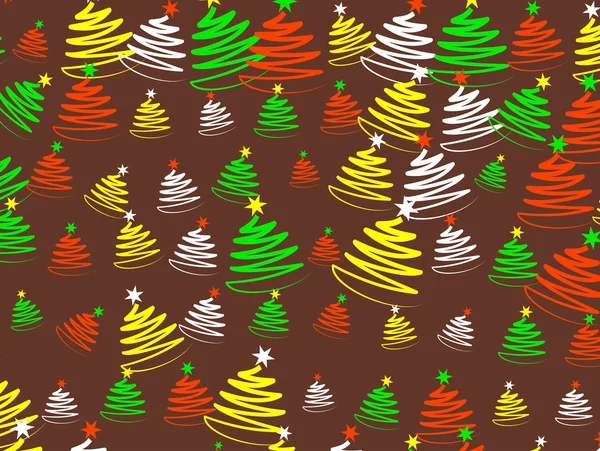Christmas tree wallpaper — Stock Vector
