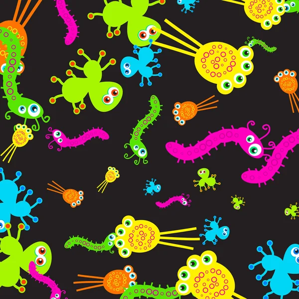 Bacteria background — Stock Vector