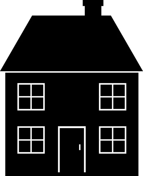 Illustration of a simple house — Stock Vector