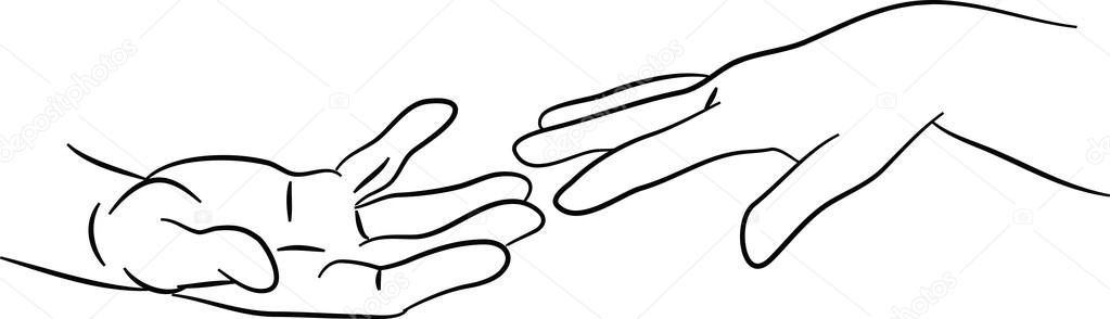 Finger Touching Touch Screen Drawing Stock Illustration  Download Image  Now  Black And White Business Clip Art  iStock