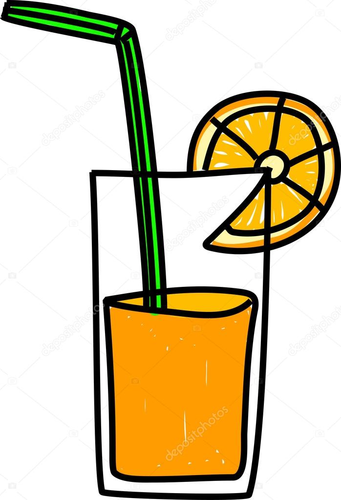 Orange juice drink Stock Vector Image by ©Prawny #64287781