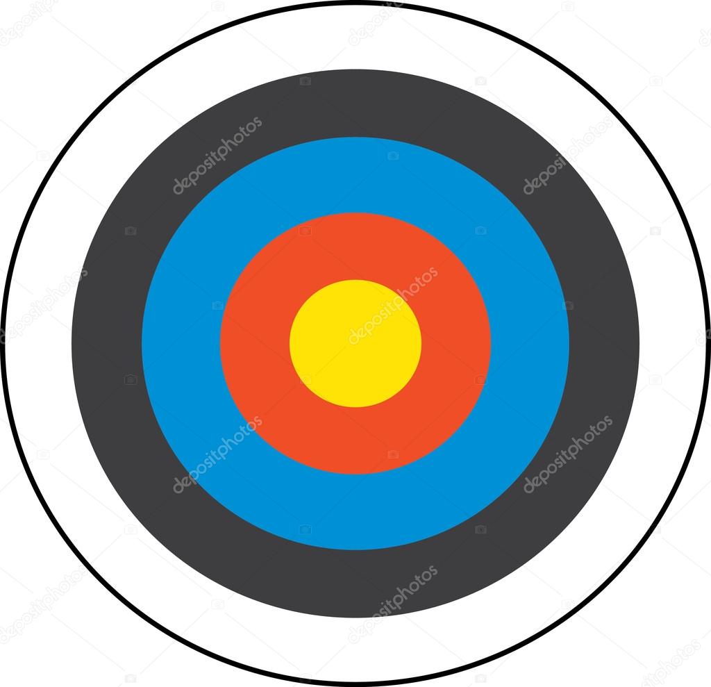 Archery target icon