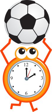 Futbol zaman saati çizgi film