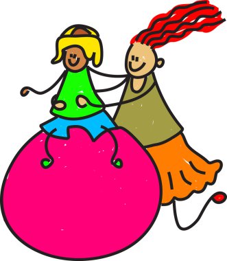 Mutlu engelli çocuk grubu