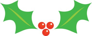 Güzel Noel Holly sayfa dekorasyon