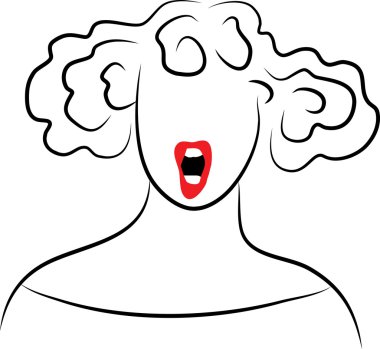 Çizgi hanım kroki
