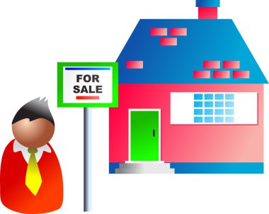 Adam ve Satılık ev