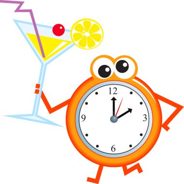 Kokteyl saat tasarım