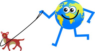 Köpek dünya karikatür