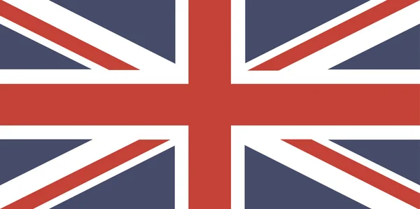 Storbritannien union jack flaggan — Stock vektor