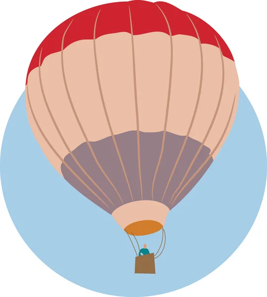 Ballonnen in de lucht — Stockvector