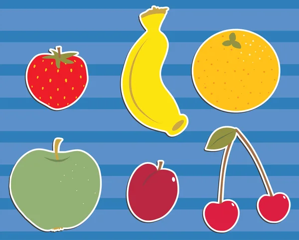 Fruit salade illustratie — Stockvector