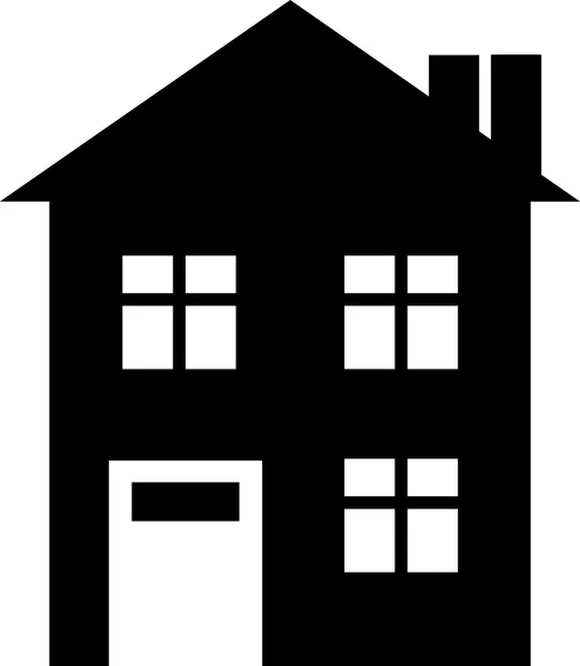 Illustration of a simple house — Stock Vector