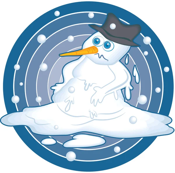 Eriyen kardan adam resmi.