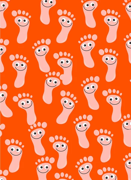 Happy feet wallpaper — Stock Vector