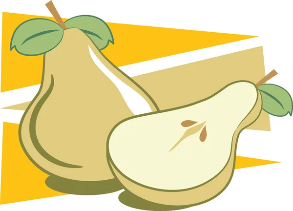 Pears illustration — Stock Vector