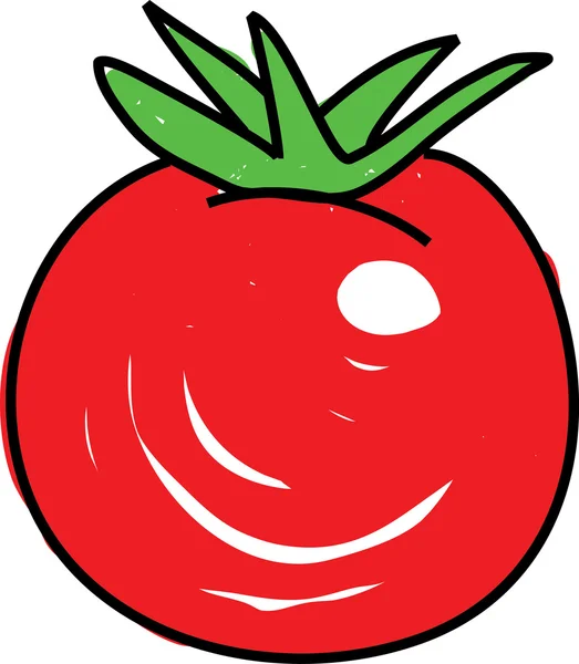 Ilustración de tomate — Vector de stock