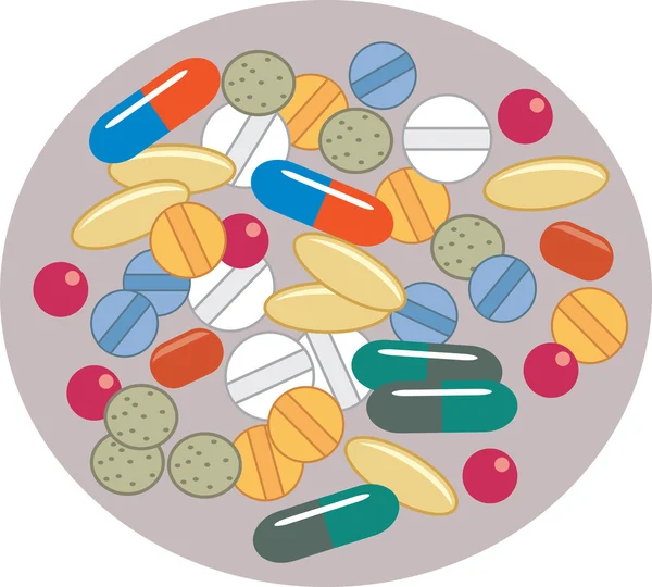 Pharmaceuticals illustration — Stock vektor