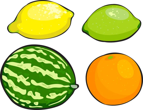 Illustration de fruits — Image vectorielle