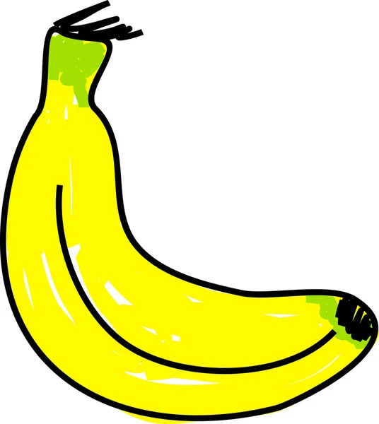 Ilustración de plátano — Archivo Imágenes Vectoriales