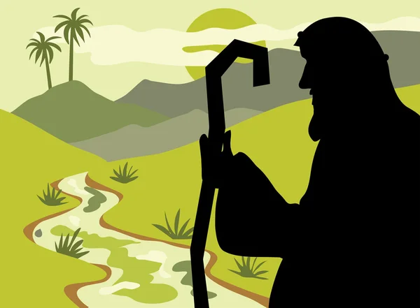 İsa iyi çoban koyunlarını ile ilgileniyor.