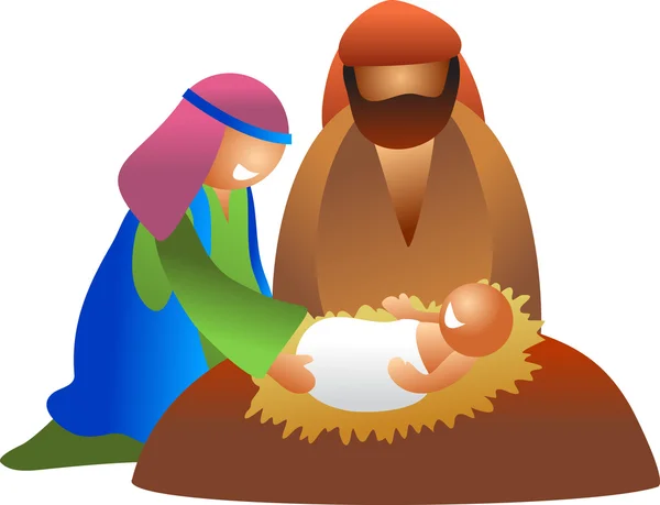 Baby Jesus illustration — Stock Vector