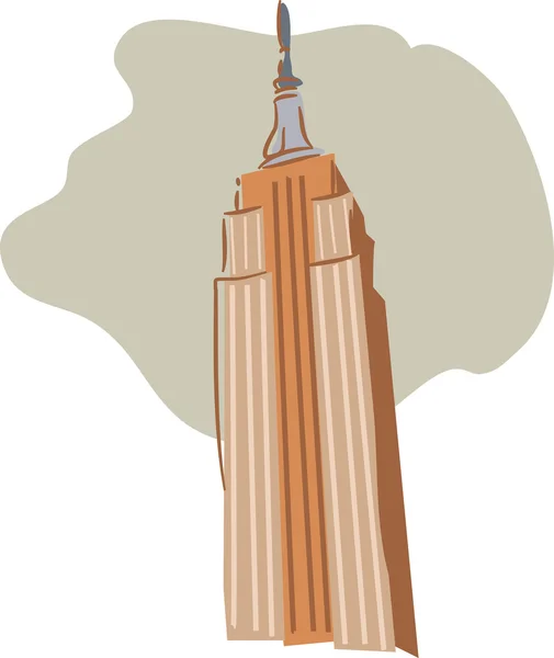 Edificio Empire state — Archivo Imágenes Vectoriales