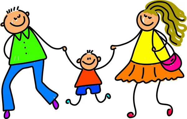 I love my parents. — Stock Illustration I love my parents. Royalty Free Stock Vectors