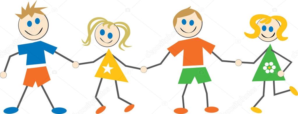 depositphotos_64293529 stock illustration happy kids cartoon