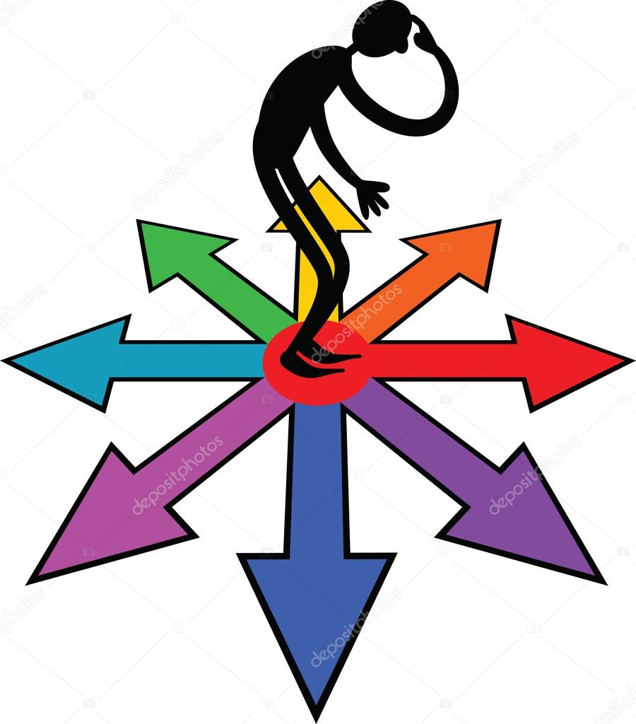 Which Way Should i Go — Stock Vector © Prawny 64294447