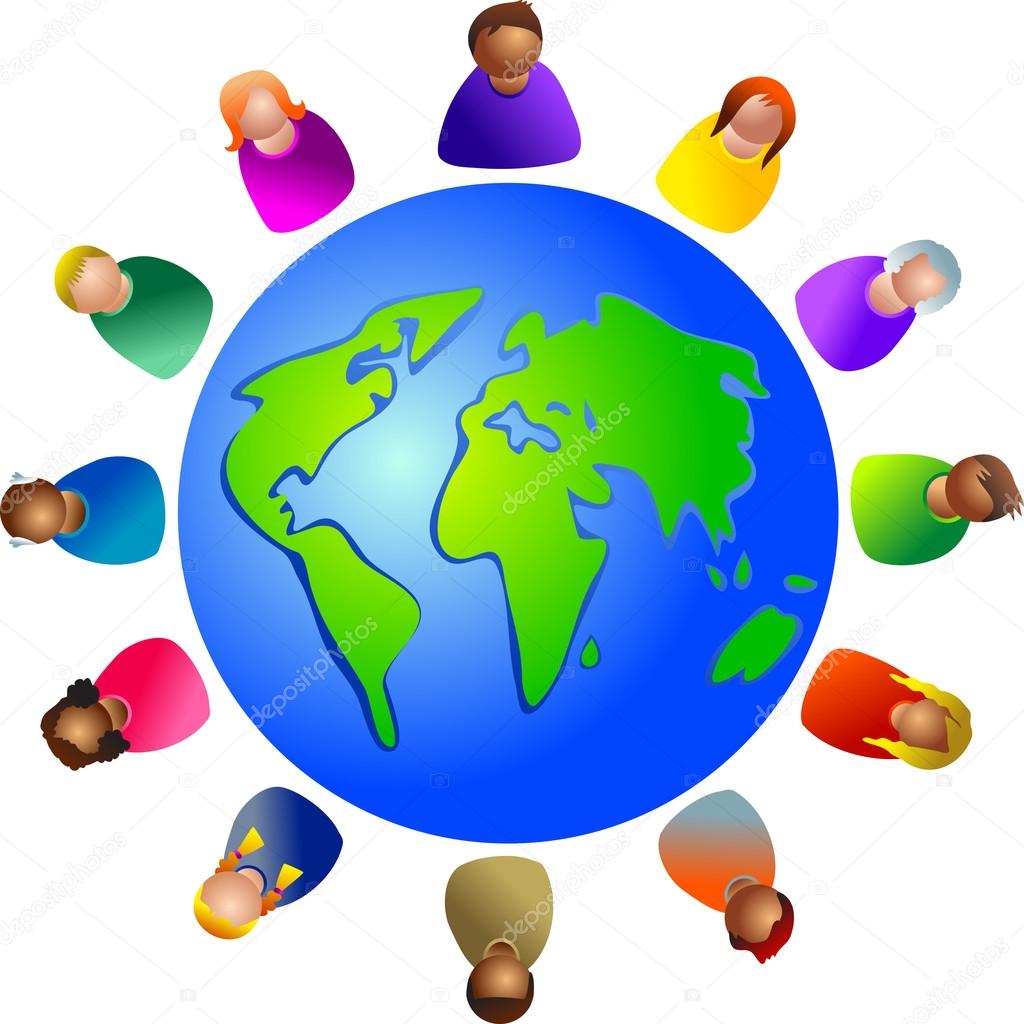 Diverse world around the globe