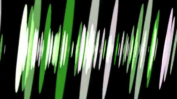 Пульсирующие звуковые волны — стоковое видео