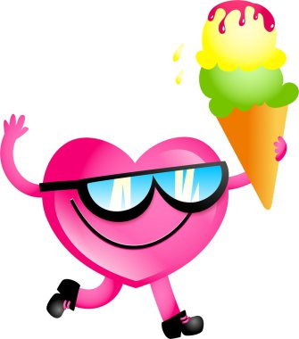 çizgi film karakteri kalp