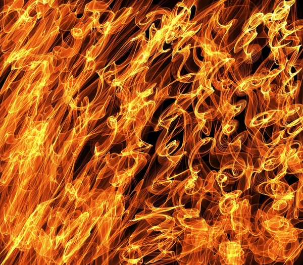 Flamas abstractas de fuego Fondo — Foto de Stock