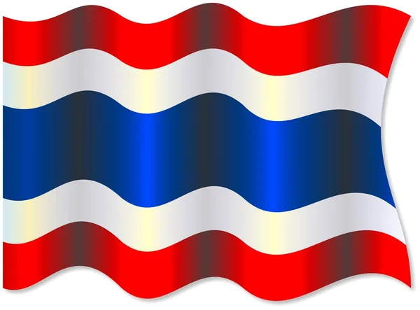 Thailand viftande flagga — Stockfoto