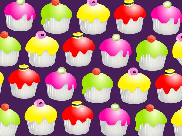 Smakelijke iced cupcakes — Stockfoto