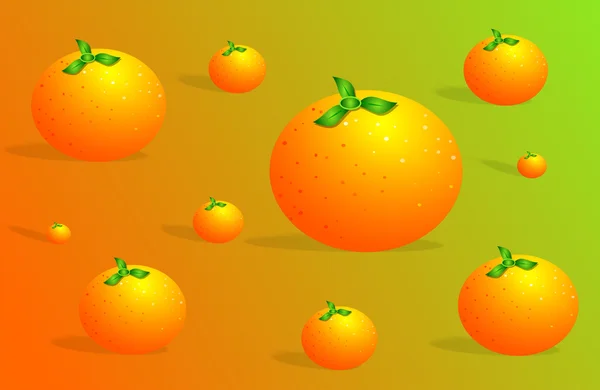 Fond sans couture avec des oranges — Photo