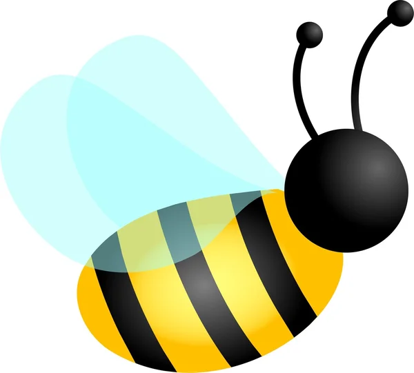 Одна красочная пчела — стоковое фото